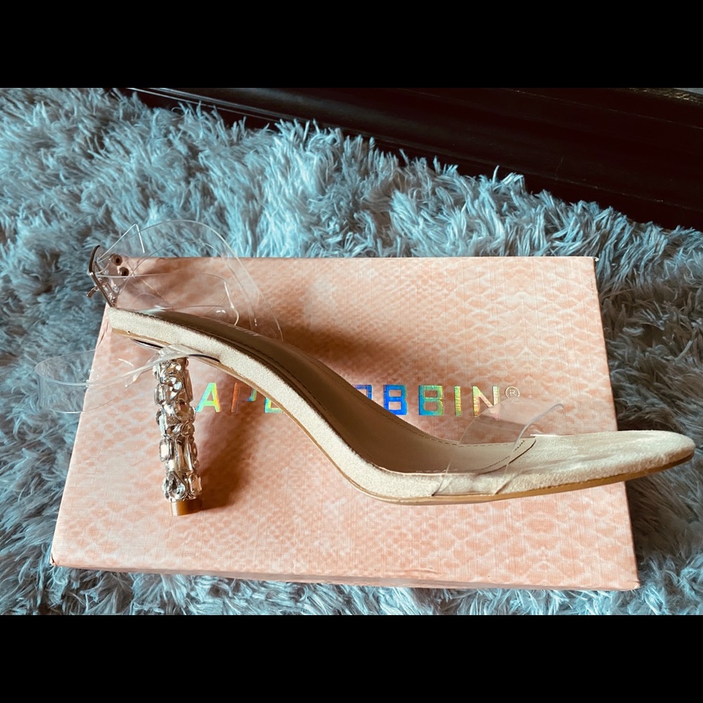 Clear heels